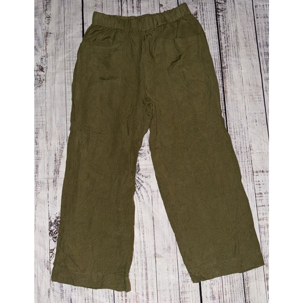 Madewell Olive Ankle Cropped Pants